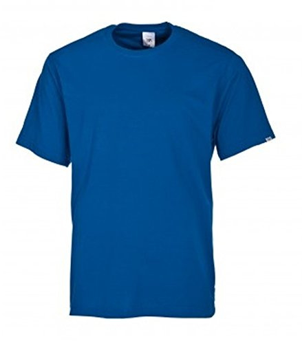 BP 1621-171-13-2XL Unisex-T-Shirt, 1/2 Ärmel, Rundhals, Länge 70 cm, 180,00 g/m² Stoffmischung, Königsblau, 2XL