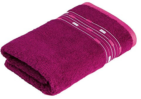 frottana Magic Handtuch 50 x 100 cm aus 100% Baumwolle, berry