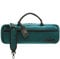Beaumont „Teal Cord“ Querflötentasche C-Fuß Querflöten Koffer handgemacht Etui Cord Hülle Instrumententasche Schulterriemen Lightcase Accessoire für Querflöte