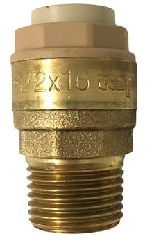 Itap-Fit Steckfitting Übergangsnippel, 16mm x 1/2