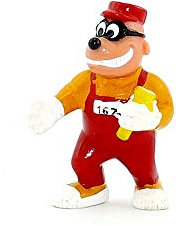 Kinder Überraschung, Panzerknacker mit Taschenlampe aus der Serie Micky und Seine tollen Freunde