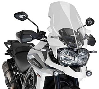 Puig 9613W Touring Windscreen improved wind protection, Transparent
