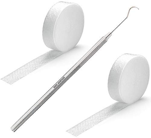 Kosmetex 2x Tamponade für Füßnägel und den Nagelfalz 1x Wattehaken zum tamponieren vom Zehen-Nagel, Set 1