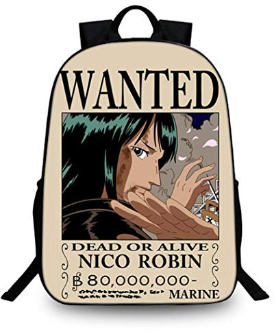 WANHONGYUE One Piece Anime Bilddruck Rucksack Backpack Büchertasche Schultasche für Schüler Jungen Mädchen /3