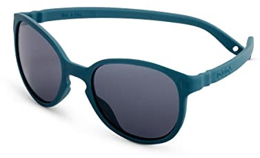 Ki ET LA Unisex-Kinder Gafa de Sol Little Kids 1-2 años PEACOCK BLUE wayfarer Sonnenbrille Little Kids 1-2 Jahre PEACOCK BLUE Wayfarer, Verde Pavo Real, 12-24 meses
