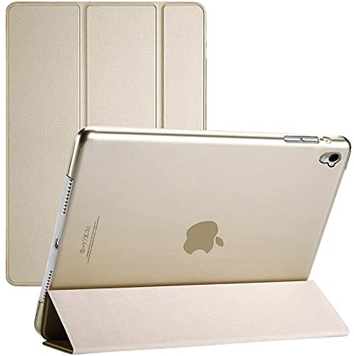 Étui intelligent pour Apple iPad 10,2 (9{^>e<^} génération 2021) (8{^>e<^} génération 2020), (7{^>e<^} génération 2019) Coque magnétique ultra fine (or)
