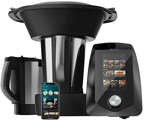 Cecotec Robot di Cucina Multifunzione Mambo 12090 Habana. 1700 W, App, Display TFT, 30 Funzioni, Bilancia, Caraffa in ceramica e Caraffa in acciaio inossidabile lavabile in lavastoviglie