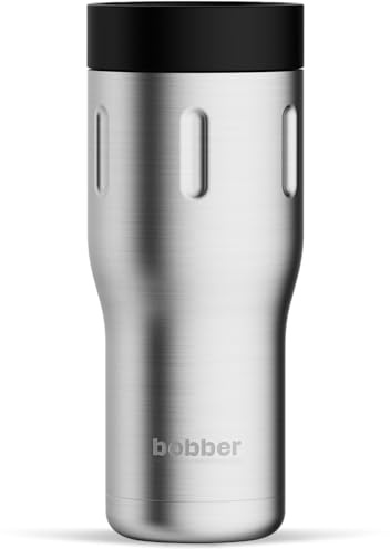 Bobber - 16 Oz Vacuum Insulated Stainless Steel Portable Travel Coffee Mug With 100% Leakproof Locked Lid (Matte)