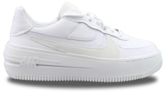 Nike Women's Air Force 1 PLT.AF.ORM Sneaker, White/Summit White-White-White, 7.5 UK