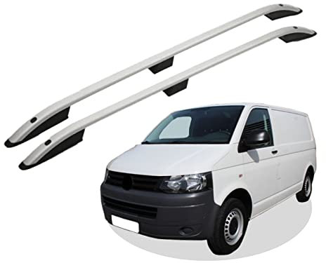 RC Royal Class Dachreling aus Aluminium eloxiert passend für VW T5 L1 kurz (SWB) Baujahr ab 2003 passgenau in Silber mit Allgemeiner Betriebserlaubnis (ABE)