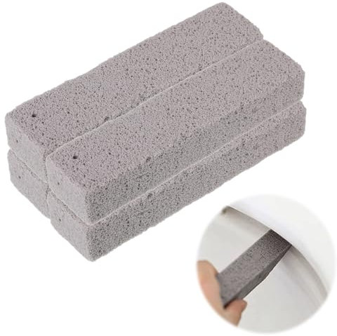 Reinigung Von Bimsstein, Grauer Bimssteinstiftreiniger, Zum Entfernen Von Toilettensitzen, Badezimmern, Wohnungen, KüChen, Heißen Quellen, Schwimmbädern, Haushaltsreinigung (4 Packungen)