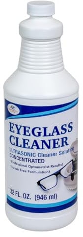NORTHWEST ENTERPRISES Ultrasonic Eyeglass Cleaner: Ultrasonic Cleaner Solution Concentrate - Engineered as an Ultrasonic Glasses Cleaner