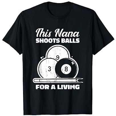 Billard Oma Kö - Cue Queue Spieler Billard T-Shirt