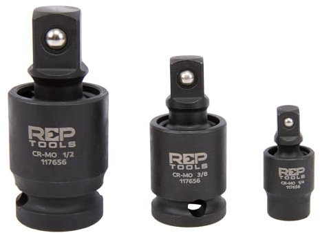 Kraft Kugelgelenk Set 1/2 3/8 1/4 Schlagschrauber Kardangelenk Gelenk Adapter