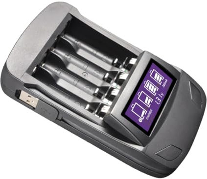 WOFASHPURET Usb Smart Battery Charger Slots Lcd Display Tpe Battery Adapter Ebl Charger Aa Aaa for Home