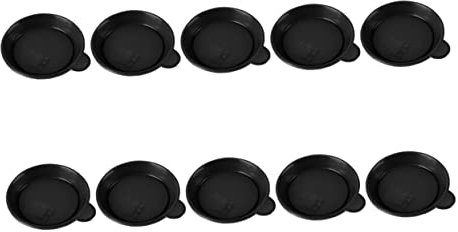 POPETPOP 10 Piezas Bandeja De Macetas Platillo para Macetas Pequeñas Accesorios Al Aire Libre Plato De Plantas De Olas Bandejas De Platillos para Macetas Interior Plato De Olla Cactus Mini