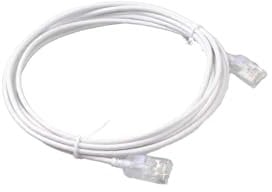 Elfcam® - 0.5m Slim Cat 6 Ethernet Cable, Cat6 32AWG WAN LAN Network Cable, Ultra Slim White (0.5 metres)