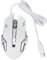 Yunir Wired Gaming Mouse, RGB Backlit 4 Adjustable DPI Up to 3600 USB Optical Computer Mice, with 6 Programmable Buttons, for Windows XP 7 8, for Vista, for Notebook PC (White Audible