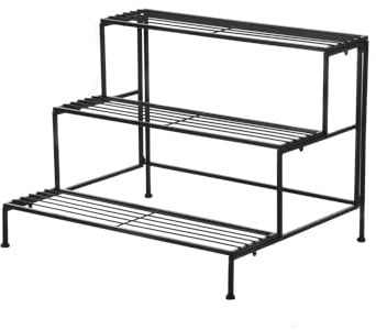KASANOVA Scaffale portavasi 3 ripiani 66x49x55 cm