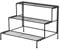 KASANOVA Scaffale portavasi 3 ripiani 66x49x55 cm