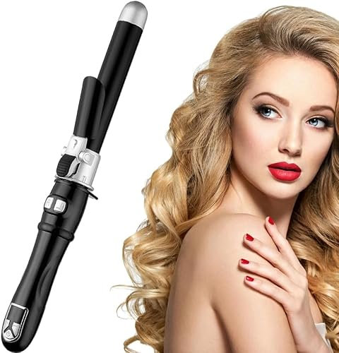Neusky Lockenstab Automatisch, Lockenstab Curling Iron 28mm, Hair Curler mit LCD Display, 100-220℃ (Schwarz)