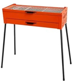 Barbacoas de Carbón Parrilla de barbacoa for el hogar, estufa de barbacoa plegable portátil for exteriores Barbacoa Portátil