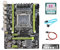 AMIUHOUN Tarjeta madre X79 mejorada X79 Pro+E5 2630 CPU+cable SATA+cable de conmutación + deflector M.2 NVME LGA2011 para