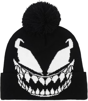 Marvel Venom Beanie Mütze, Schwarz, Einheitsgröße