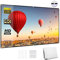 Swokely 80-inch Portable HD Projector Screen 16:9 Projection Screen Foldable Durable Wall Mounted for Outdoor Movies Home Theater Office