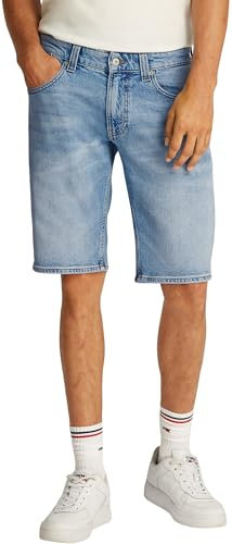 Tommy Jeans Herren Ronnie Bi0112 Dm0dm20962 Shorts Mit 5 Taschen, Denim (Denim Light), 38W EU