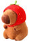 AVCXEC Juguete De Peluche Capybara, 23cm Simulación Carpincho Juguetes Capybara Peluche Realista Simulación Capybara Peluche Juguetes Capybara Peluche Capibara Peluche para Niños et Niñas