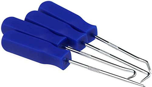 4 STÜCKE Dichtungsschraubendreher Edelstahl O-Ring Splintabzieher Pick Haken Kraftstoffdichtung HandwerkzeugeSchön und geschickt.