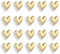 20 Stück Gold Herz Magnete Kühlschrank,Kleine Dekorative Magneten für Kühlschrank & Magnettafel,3D Kühlschrankmagnete in Herzform für Whiteboard, Tafel & Büro Deko, Magnet Set für Kinder & Erwachsene