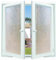 Pellicola Adesiva per Vetri Box Doccia 70 x 120 cm, Statica Protezione Traslucida Privacy, Rimovibile Riutilizzabile, Anti Uv, Pellicola per Vetri Protezione, per Ufficio Bagno, Mosaico
