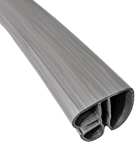 Fresh-Pool Profi Kombi-Handlauf Q6 für Rundbecken 420 cm, Silber, Kunststoff, Keilbiese-Einhängebiese