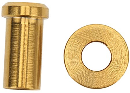 Brake Caliper Nut Oy Proof C Clamp Fixed Nut Wa for Road Bikes 5mm D (Gold)
