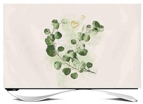 Cooalinar TV Abdeckung Staubschutzhülle,Schutzhülle für Fernseher,TV Bildschirm Staubschutzhülle,Drucken Hülles Bezug Für Fernsehen Schutzhülle,Universal,3D-Motive,für 24-65 Zoll Flachbildfernseher