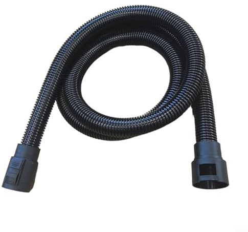 BlesConi Tubo extra lungo per aspirapolvere Karcher NT20 30 WD1 WD2 WD3 WD4 WD5 WD6 2.863-305.0, con doppio manicotto girevole, nero (2,5 m)