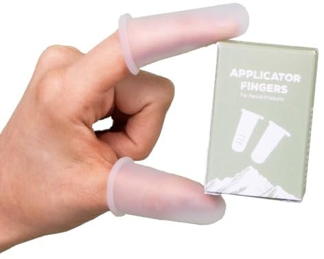 LU Adventure, Tampon, Menstrual Cup and Disk Reusable Applicator Fingers