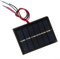 ZAMETTER Panneau solaire en silicone polycristallin 0,3 W 3 V avec fil pour chargement de batterie pour petits appareils électroniques, éclairage extérieur et décoration de jardin