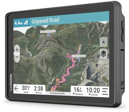 Garmin Tread 2 Overland Edition - robustes All-Terrain-Navi, 8 (20,3cm) -Touchdispay, integrierter inReach Messenger, fahrzeugspezifische Routenführung, Topo-Karten für Europa, Afrika und Naher Osten