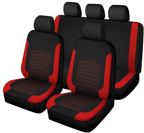 Auto Sitzbezüge für Jeep Grand Cherokee 2000 2001 2002 2003 2004 2005-2023, Vorne Hinten Schonbezüge, Allwetter Atmungsaktiv Verschleißfest Autositzbezüge, Leicht zu Montieren, Innenraum Zubehör