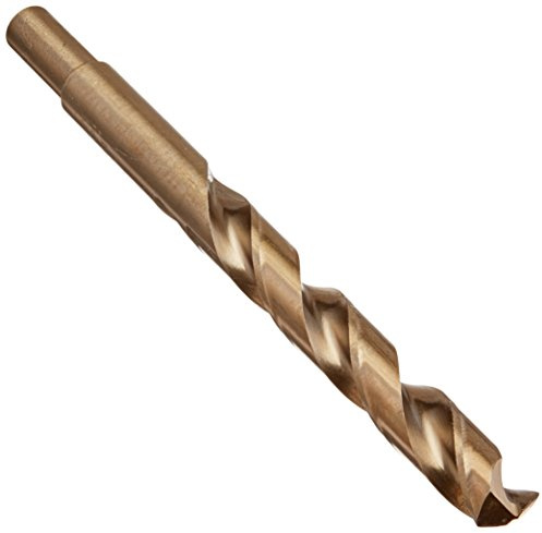 Irwin Tools 3016029 Single Cobalt Alloy Steel High-Speed Steel Drill Bit with Reduced Shank, 29/64 x 5-5/8