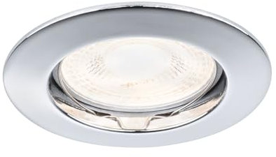 Paulmann Außen Deckeneinbauleuchte Premium EBL Chrom/alu Zink, Chrom, Aluminium, 179.46