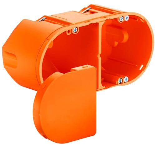 Kaiser - Scatola per apparecchio elettronico, diametro 2 x 68 mm.