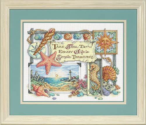 Dimensions Gezählter Kreuzstick Set, Simple Treasures