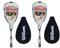 Wilson Hyper Hammer Carbon 120 Squashschläger, Blau, 2 Stück