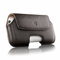 Philips DLA 1031 H/10 Leder Tasche für iPhone 2G (Gürtel-Etui, Querformat aus hochwertigen Leder) braun