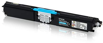 Epson C13S050556 Tonerpatrone (ca. 2700 Seiten, hohe Reichweite, für AcuLaser C1600/CX16-Serie) Cyan