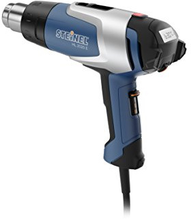 STEiNEL HL2020E HL 2020 E - Hot air gun, 2200 W power, 3 airflow rates, temperature range 60-600 degreeC, heat gun with LCD display